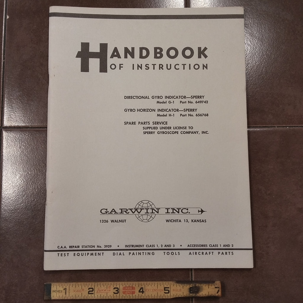 Garwin Model G-1 and Model H-1 Install, Operation & Maintenance Manual.