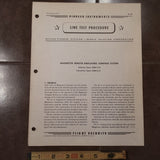 Bendix Pioneer Magnesyn Compass System 10061, 10062 Line Test Procedure Manual.  Circa 1944.