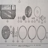 Kollsman 398KN-02 Compass Parts Manual aka Mark-10.