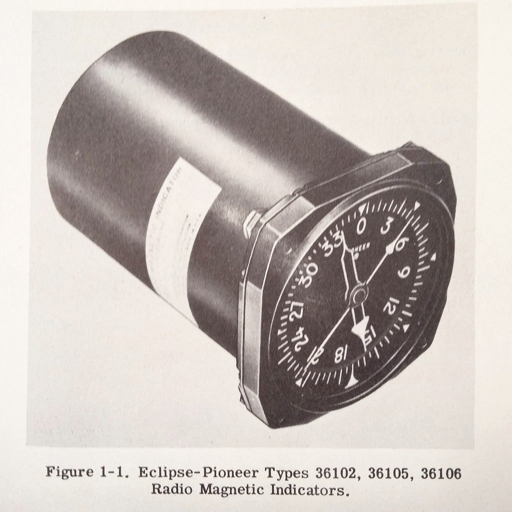 Bendix Pioneer RMI 36102, 36105 & 36106 Overhaul Manual.  Circa 1952.