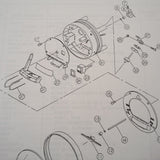 General Design 5400-7295-1 & 5400-7295-2 Turn-Bank Indicator Maintenance Manual. Circa 1978.