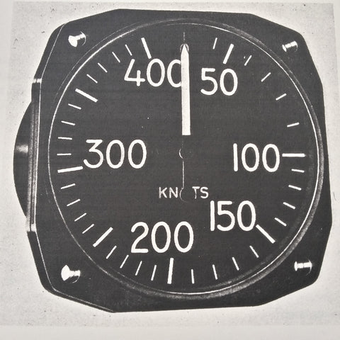 US Gauge Air Speed Indicator B-8A, F-2A, K-2 AN5861 Series Overhaul Parts  Manual. Circa 1949, 1952.