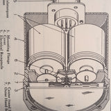 Kollsman Teletorque Dual Pressure Indicators 0-4-12,  0-4-34 & 0-4-56 Overhaul Manual. Circa 1949.