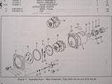 Pioneer Central Accelerometer 3416, 3419, B-4, B-6 Parts Manual.  Circa 1958.