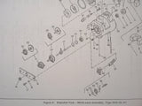 Pioneer Central Accelerometer 3416, 3419, B-4, B-6 Parts Manual.  Circa 1958.