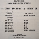 Kollsman Type E-32, E-32A Electric Tachometer Overhaul Manual aka 1461.