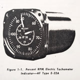 Kollsman Type E-32, E-32A Electric Tachometer Overhaul Manual aka 1461.