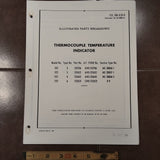 Weston Model 1121 Thermocouple Temperature Indicators Parts Manual.  Circa 1954.