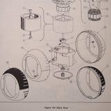 Sperry Attitude Gyro J-1  Parts Manual,  Circa 1948.