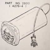 General Design Turn Coordinator 2800 ( 4275-4 ) Overhaul Manual.