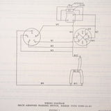 Bendix Pioneer Mach Airspeed Warning Switch 31000-1A-A1 Overhaul Parts Manual.  Circa 1958.