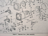 Bendix Pioneer Rate of Climb Indicator 1649-1AP-A1-1 Overhaul Parts Manual.  Circa 1958.