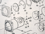 Bendix Pioneer Rate of Climb Indicator 1649-1AP-A1-1 Overhaul Parts Manual.  Circa 1958.