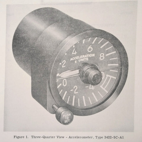 Bendix Accelerometer Bendix Pioneer Accelerometer 3422-5C-A1 Parts Manual. Circa 1958. – G's ...