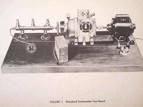 Pioneer Elect Tachometer Alternators 2253, 2255, 2261, 2263, 2266, 2267, 2269, 2270, 2271, 2272 Test Procedure Manual. Circa 1944.
