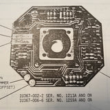 Cessna Sigma-Tek 1U367 Attitude Director Overhaul & Parts Manual IU367.  Circa 1978.  1981.