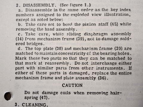 Pioneer Airspeed 1426-5A-A1 and 1426-5A-B1 Overhaul Parts Manual.