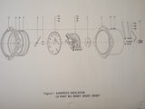 United Instruments Airspeed UI-8000T UI-8025T & UI-8030T Overhaul Parts Manual.