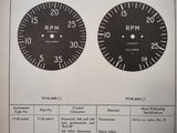 Kollsman Electric Tachometer 771K Series Parts Catalog.  Circa 1946.