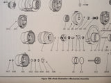 Kollsman Sensitive Electric Tachometer Indicator 590BK-( )-01 Parts Catalog.  Circa 1946.
