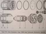 Kollsman Dual Tachometer Indicators 740CK-02,  740CK-04,  740CK-05,  740CK-020,  740CK-023,  751CK-02 & 751CK-020  Parts Catalog.