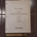Kollsman Vertical Speed Indicators 613K-(  )-023,  614K-(  )-023,  716K-(  )-01,  716K-(  )-010,  716K-(  )-011 and 731KN-(  )-01 Parts Catalog.