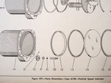 Kollsman Vertical Speed Indicators 613K-(  )-023,  614K-(  )-023,  716K-(  )-01,  716K-(  )-010,  716K-(  )-011 and 731KN-(  )-01 Parts Catalog.