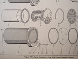 Kollsman Vertical Speed Indicators 613K-(  )-023,  614K-(  )-023,  716K-(  )-01,  716K-(  )-010,  716K-(  )-011 and 731KN-(  )-01 Parts Catalog.