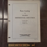 Kollsman Differential Circutrol Type 846-0110 & 846B-0110 Parts Catalog.