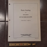Kollsman Synchroscope Type 772K-02 Parts Catalog .