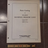 Kollsman Manifold Pressure Gage Type 788K-( )-02 & 788K-( )-020 Parts Catalog.