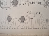 Kollsman Dual Manifold Pressure Gage Type 728BK-02,  728BK-04, 728BK-05,  728BK-018,  728BK-019 & 728BK-020 Parts Catalog.