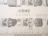 Kollsman Compression Ratio Limit Switches Type 1008-01 & 1008B-01 Parts Catalog. Circa 1947. .