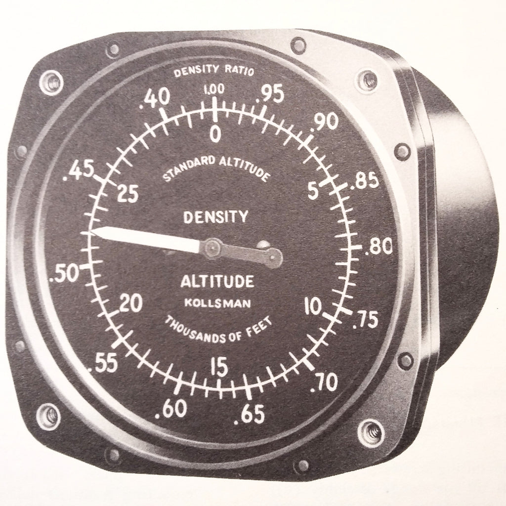 Kollsman Density Altimeter Type 983-( )-01 Overhaul Instructions.  Circa 1950.