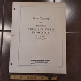 Kollsman True AirSpeed 724BK-( )-01 Parts Catalog.