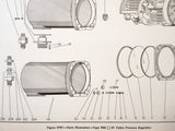Kollsman Cabin Pressure Regulator 966-( )-01 and 966C-( )-01 Parts Catalog.  Circa 1947.