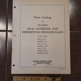 Kollsman Dual Altimeter & Differential Pressure Gages 906 Series Parts Catalog,