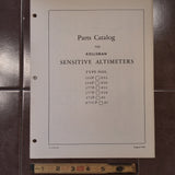 Kollsman Parts Catalog for Sensitive Altimeters. Circa 1946.