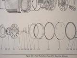 Kollsman 134CK, 177CK, 371K & 671CK Series Altimeters Parts Manual.  Circa 1946.