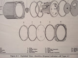 Kollsman Sensitive Airspeed Type 739CU-5-015 Overhaul Manual. Circa 1950.