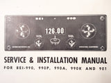 Bayside BEI-990, BEI-990P, BEI-990A, BEI-990K & BEI-901 Install & Service Manual.