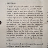 Radio Receiver BC-1023-A Operation & Service Manual.