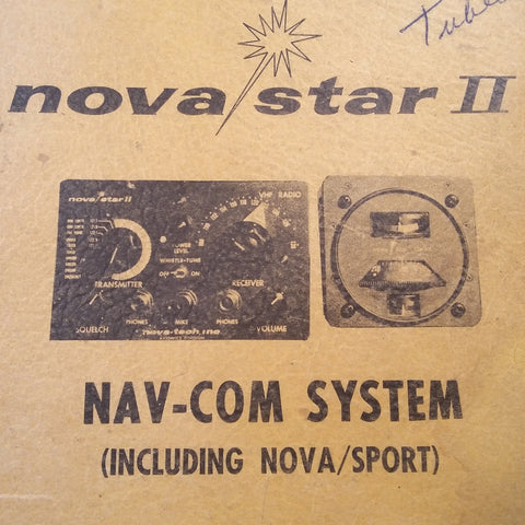Nova/Star II Nova/Sport Nav-Com Install, Service & Parts Manual.