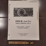 Piper PRC-3 AutoNav Radio Compass Install & Service manual.