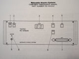 Matsushita Video Distribution Unit RD-AV4002 & RD-AV4002-01 Component Maintenance Parts Manual