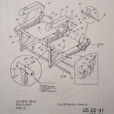 B-727 Fairchild Passenger Seat Component Maintenance- Parts Manual.