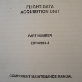 Hamilton Standard United FDAU ED742951-3 Component Maintenance Manual.