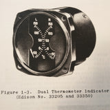 Edison AN5790, AN5795, AN5525 Electrical Temperature Indicators Ratio Resistance Type Overhaul Manual.