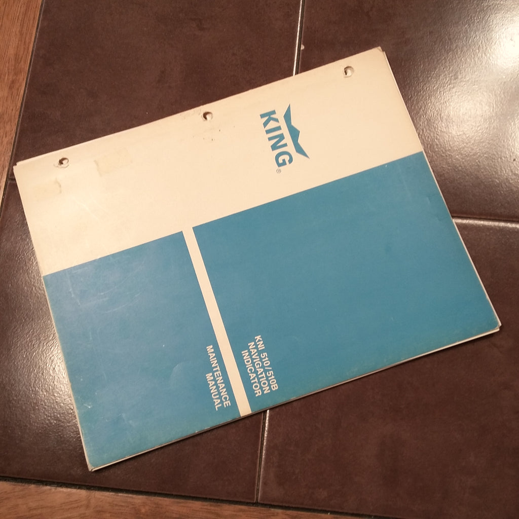 King KNI 510 & KNI 510B Service Manual.