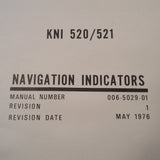 King KNI 520 & KNI 521 service manual.